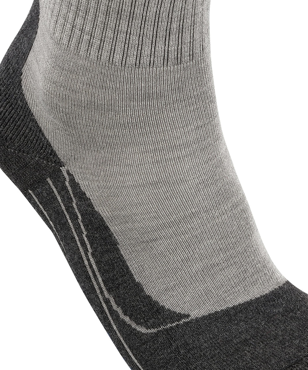 FALKE TK2 Wool Silk texture close-up, merino warmth