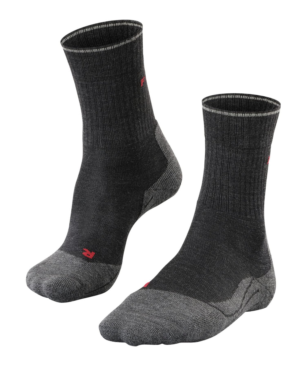 FALKE TK2 Wool Silk women's sock closeup showing luxurious merino blend for warmth