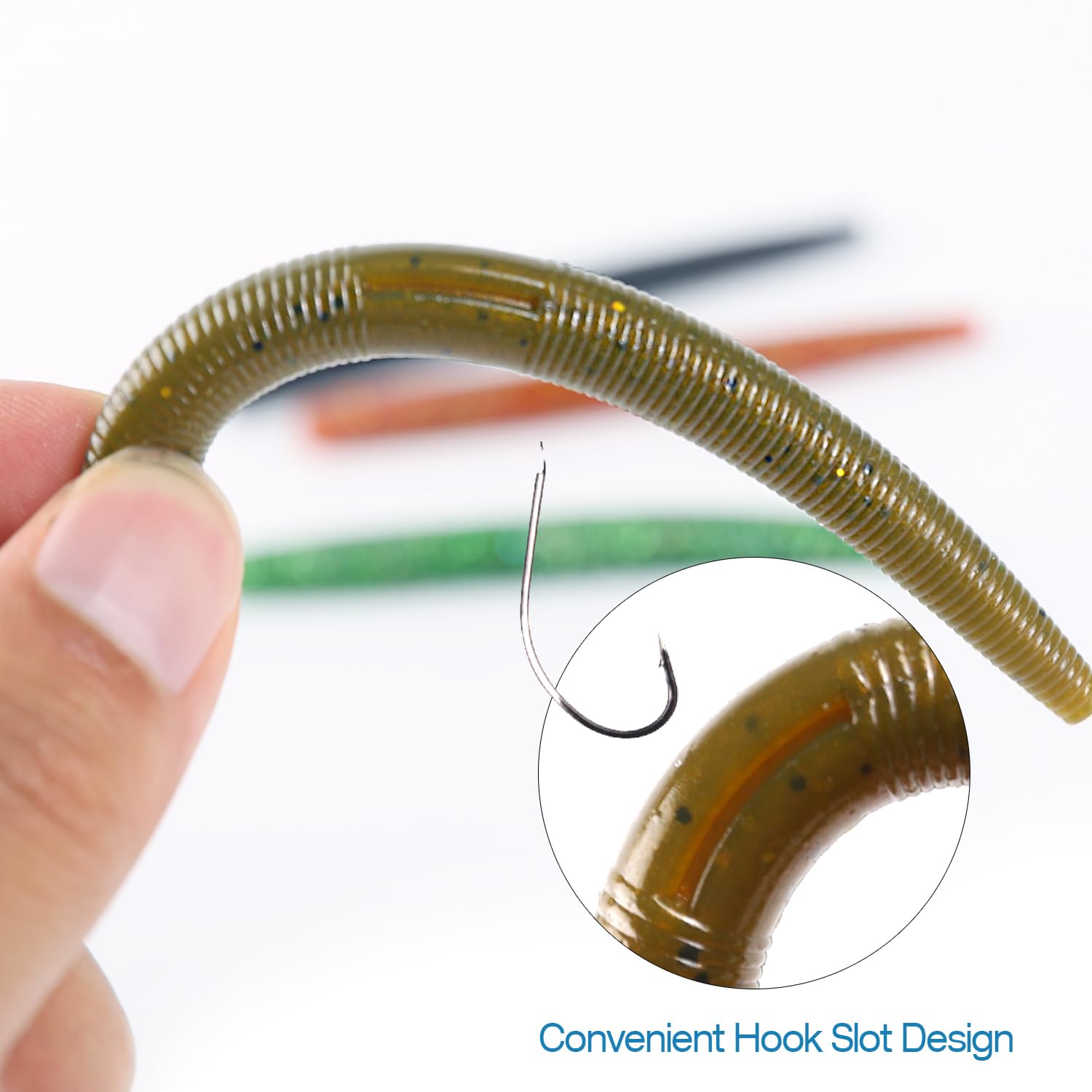 Senko Worms packaged in reusable zip-lock bag for freshness