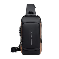 FANDARE anti-theft sling bag front pocket organization for secure daily commuting