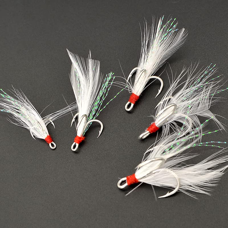 Assorted sizes 2, 4, 6, 8, 10 tucked in tackle box