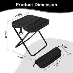 Fanivshi folding camping stool open seat ready for use on outdoor trips