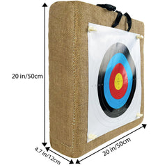 FANOWZUO paper target sheets close up ready for arrows and removal