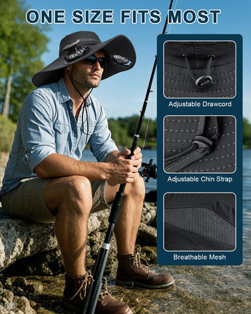 Elastic back drawstring for adjustable fit