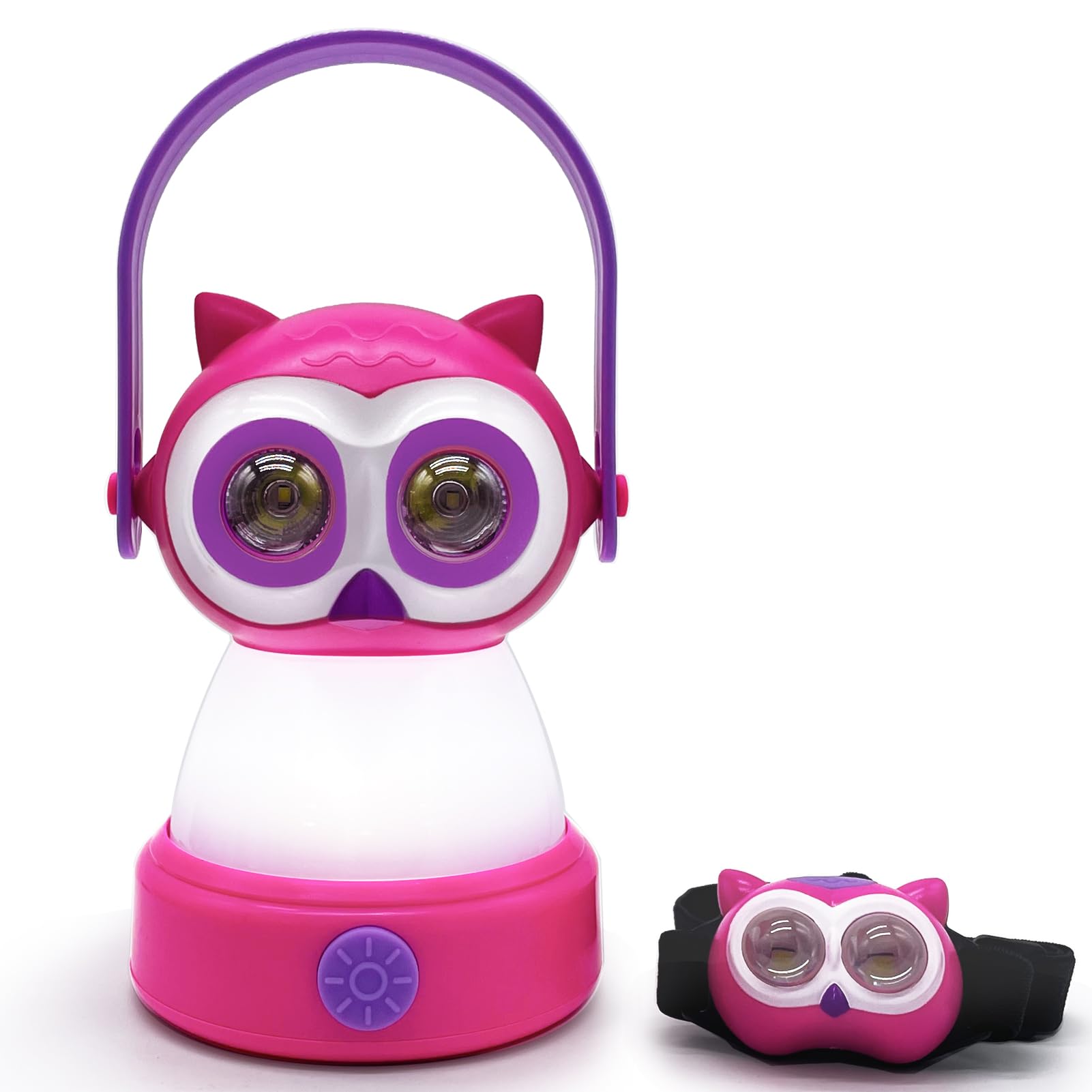 FANT.LUX Kids Owl Lantern 360° glow for cozy backyard camping.