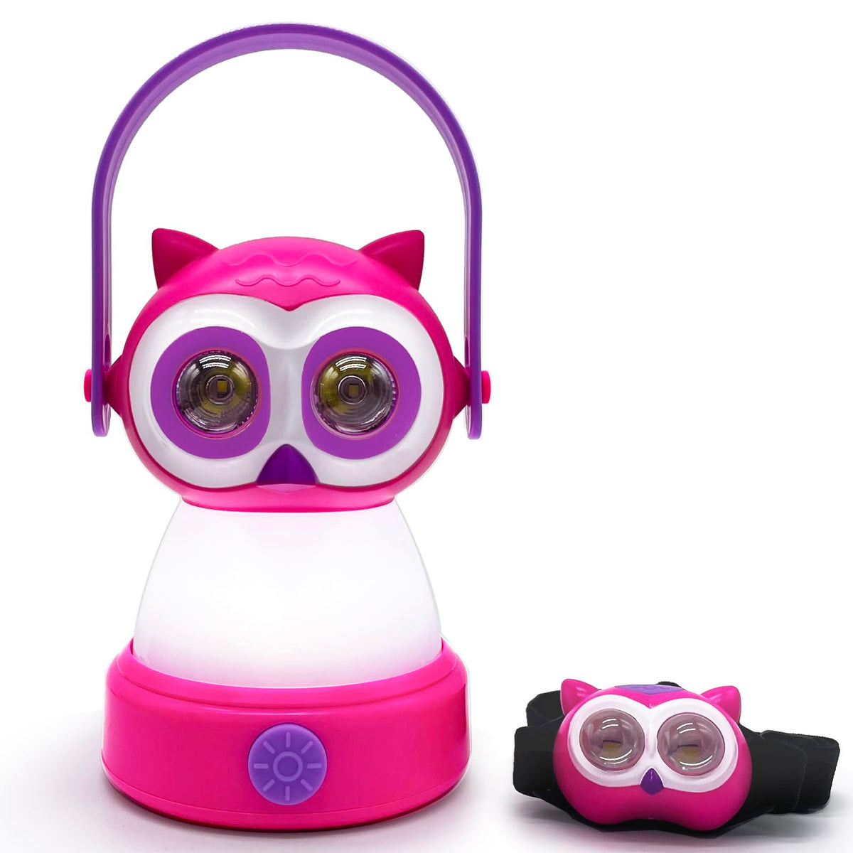 FANT.LUX Kids Owl Lantern 360° glow for cozy backyard camping.