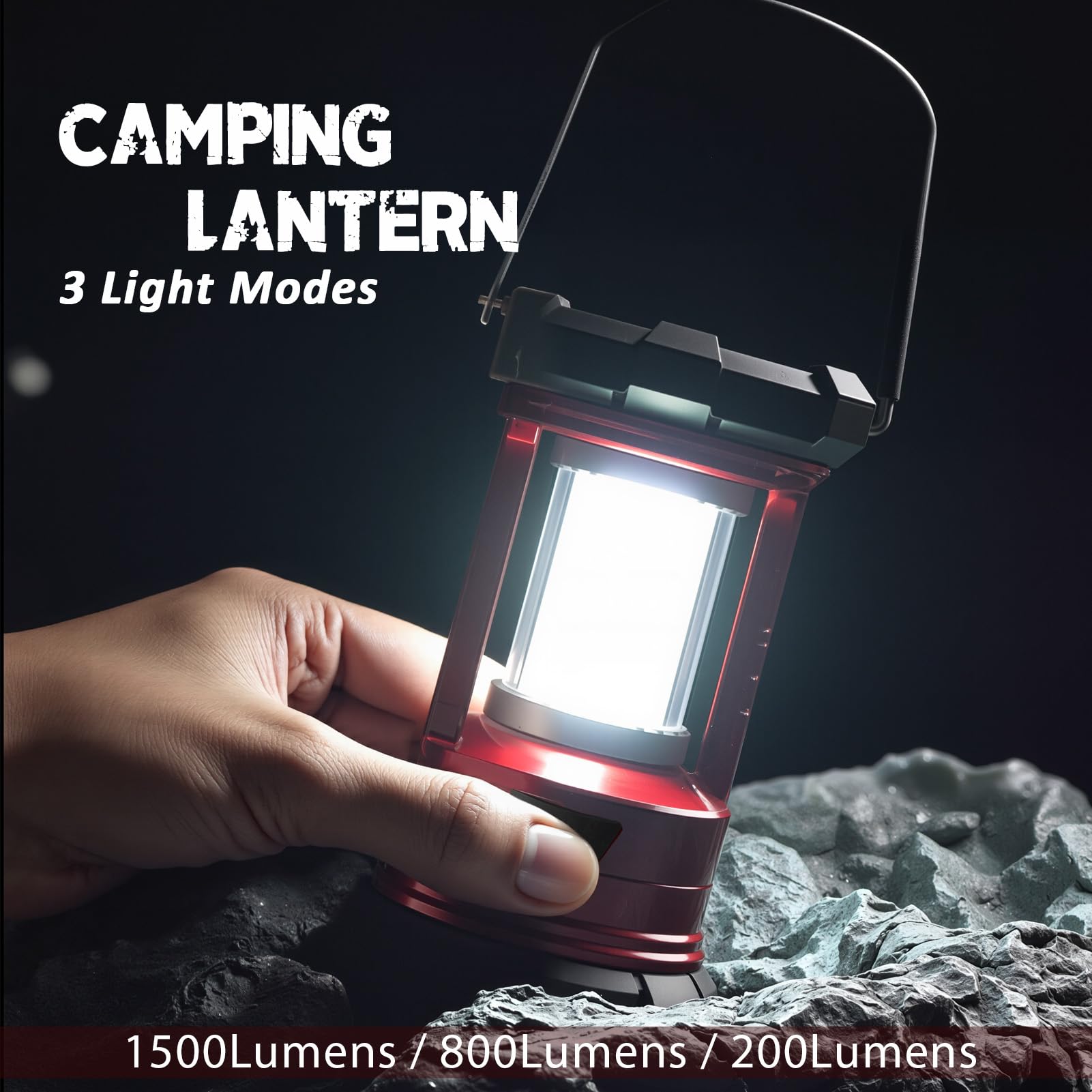 FANT.LUX lightweight-9oz lantern is easy to carry on hikes.