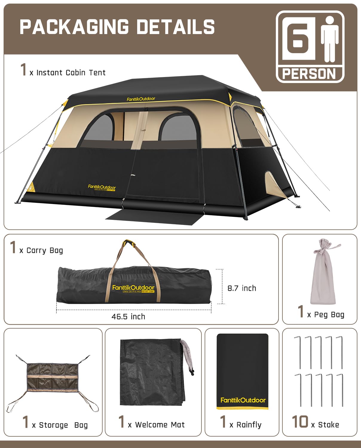 FanttikOutdoor Zeta C6 Pro Max queen mattress fits easily for a comfortable night.