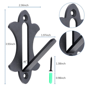 FANYUN Mount Skull Hanger bracket close-up showing sturdy powder-coated metal.