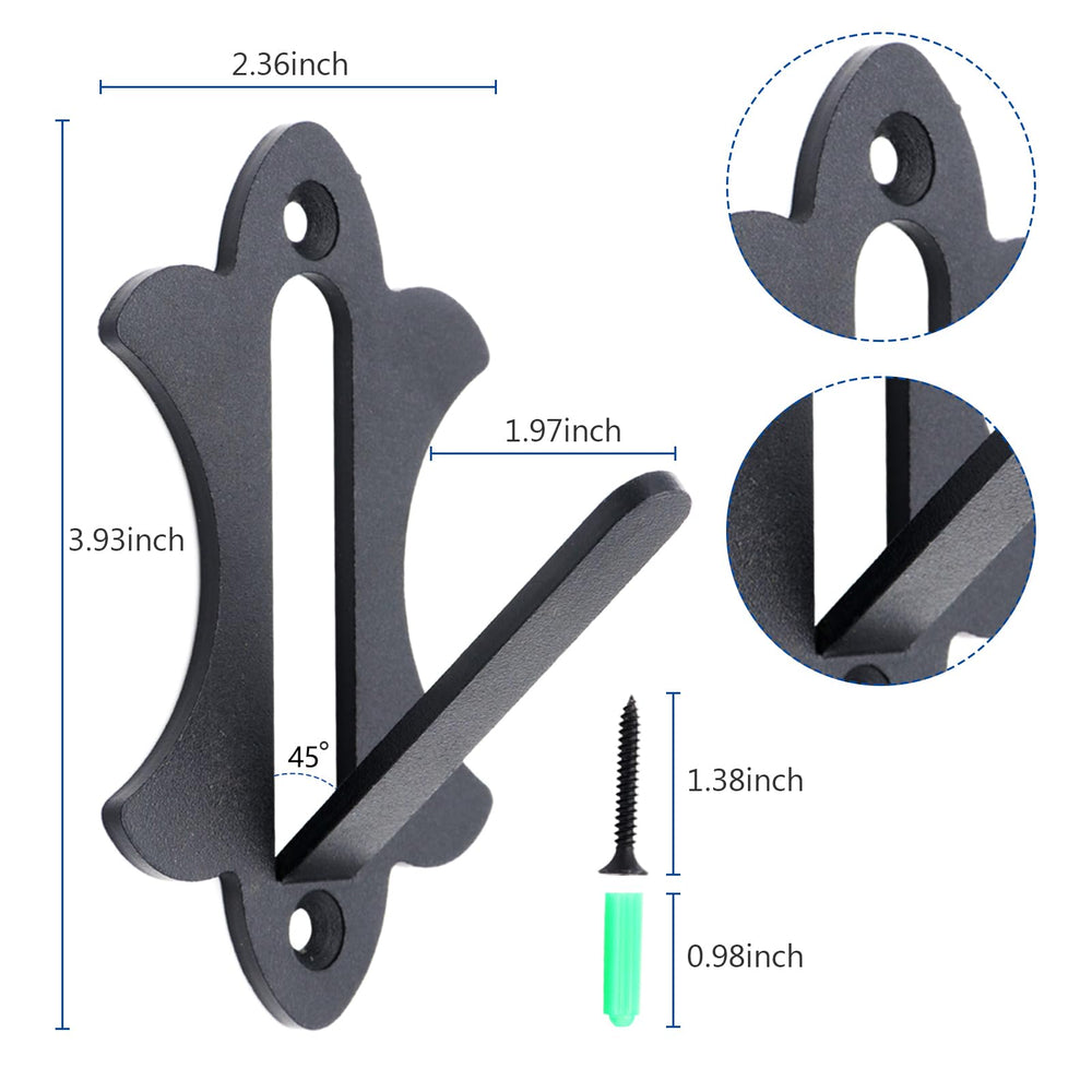 FANYUN Mount Skull Hanger bracket close-up showing sturdy powder-coated metal.
