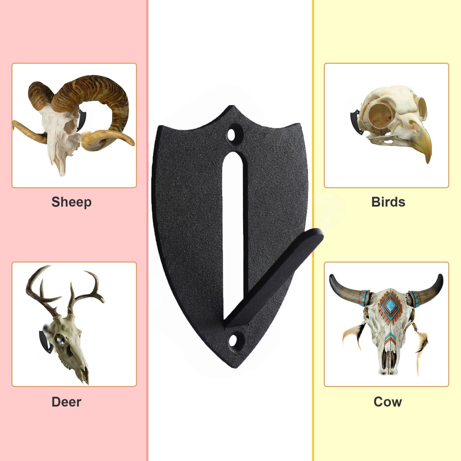 FANYUN skull hanger buffalo bracket keeps mounts firmly in place.