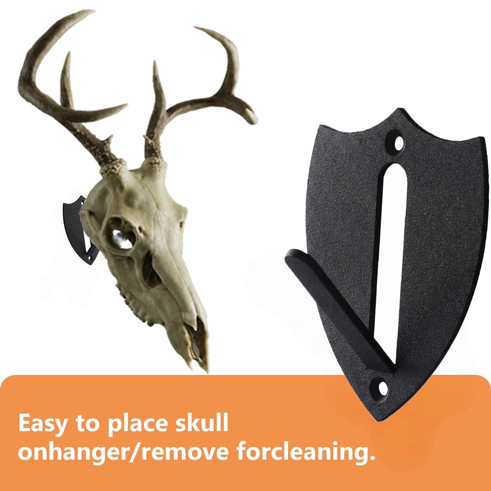 FANYUN mount skull hanger pronghorn bracket delivers clean wall display.