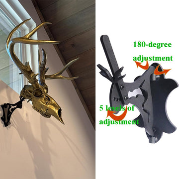 FANYUN skull hanger for pronghorn displays, versatile wall-ready solution.