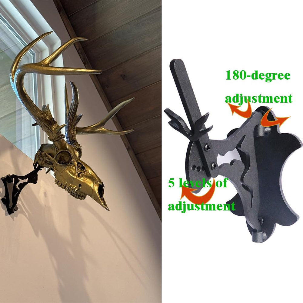FANYUN skull hanger for pronghorn displays, versatile wall-ready solution.