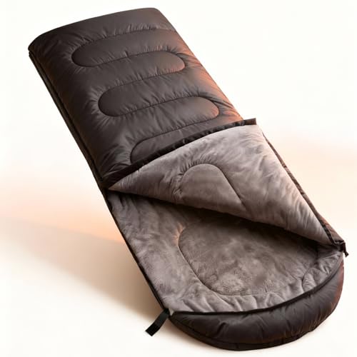FARLAND sleeping bag cold-weather exterior shields light rain during outdoor camping.