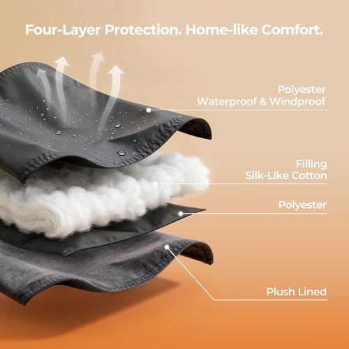 FARLAND sleeping bag sixth-generation warmth for winter camping adventures.