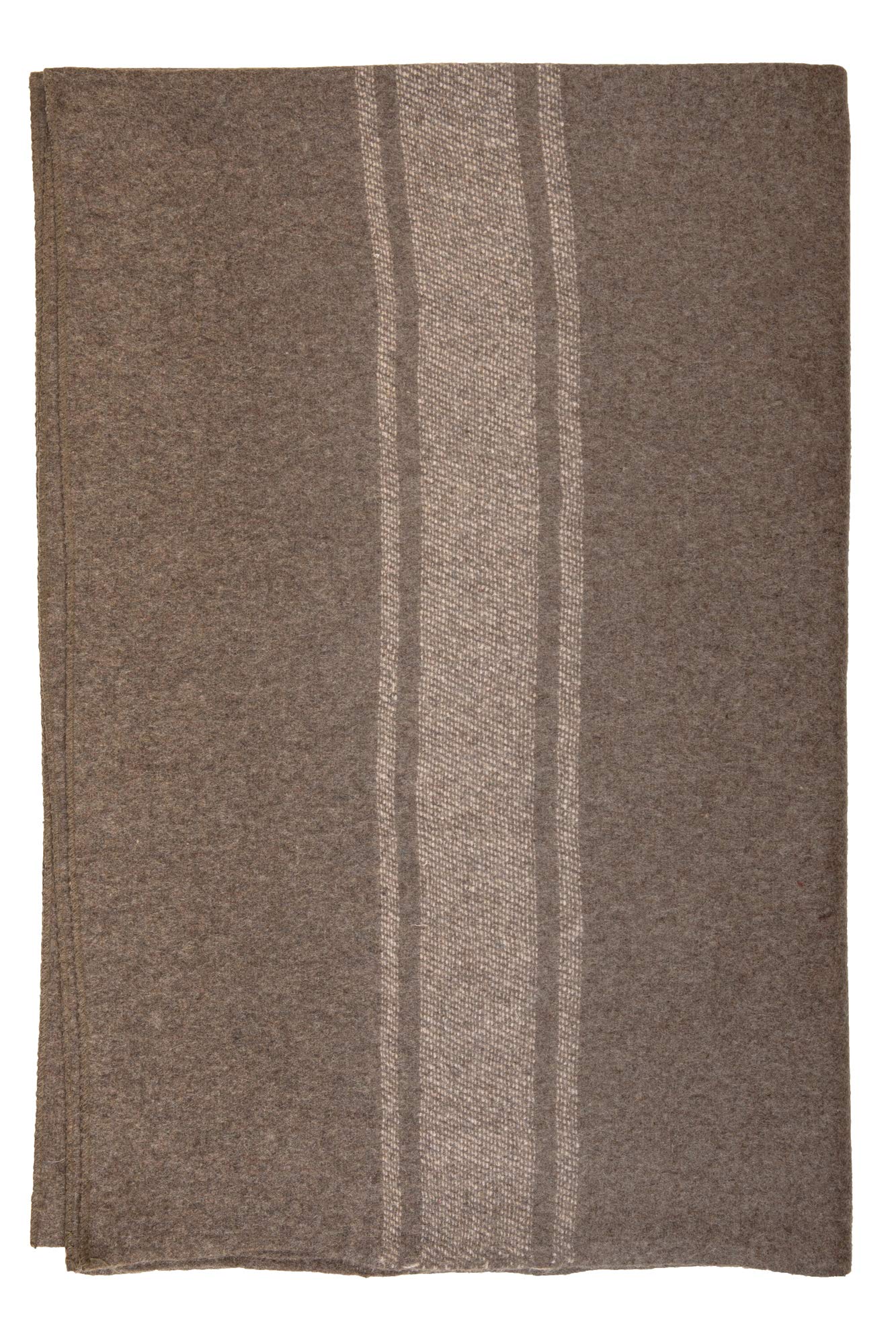 Farm Blue Wool Blanket Military Style camping setup showing durable warmth outdoors