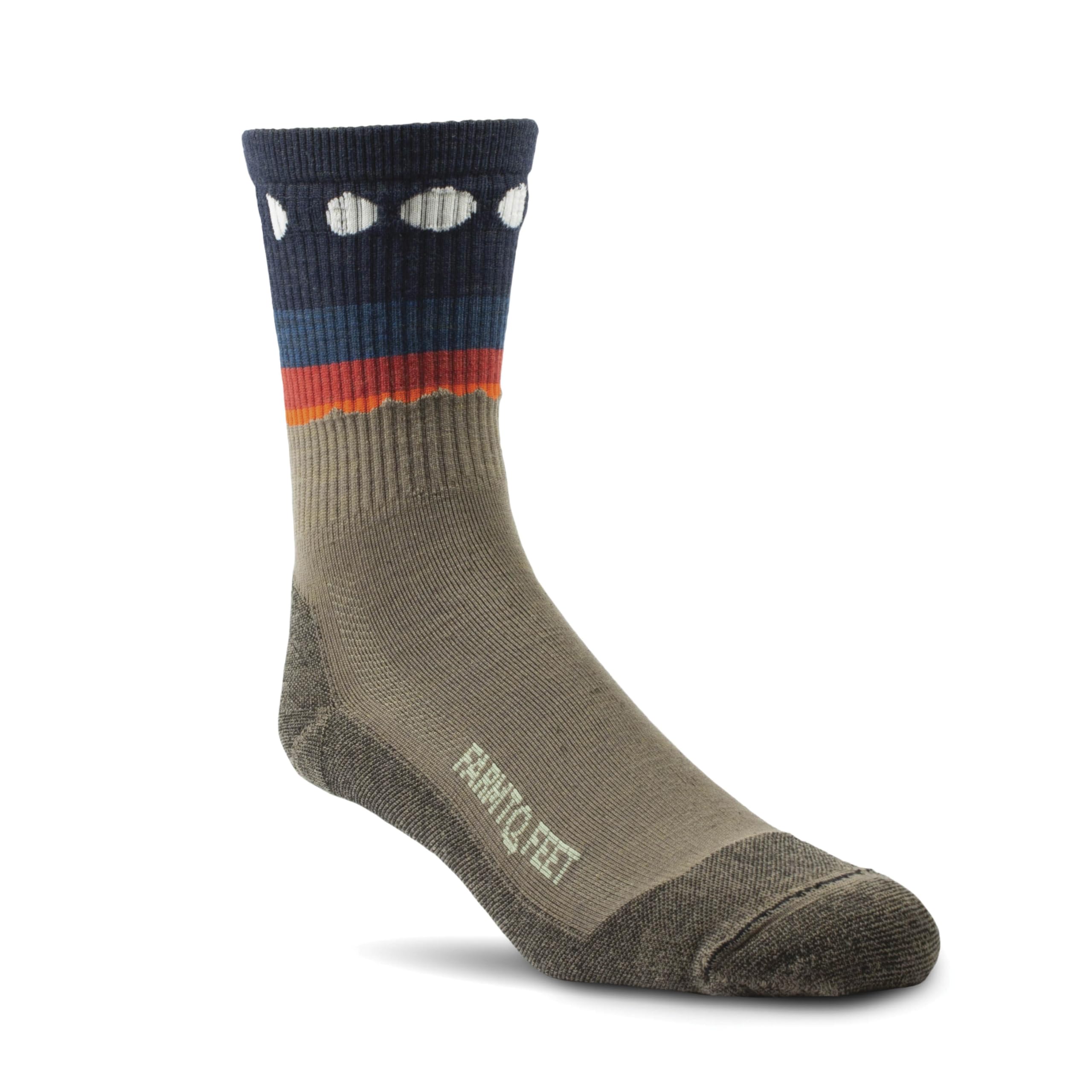 Farm to Feet Flagstaff 7077 top view for lightweight trail comfort
