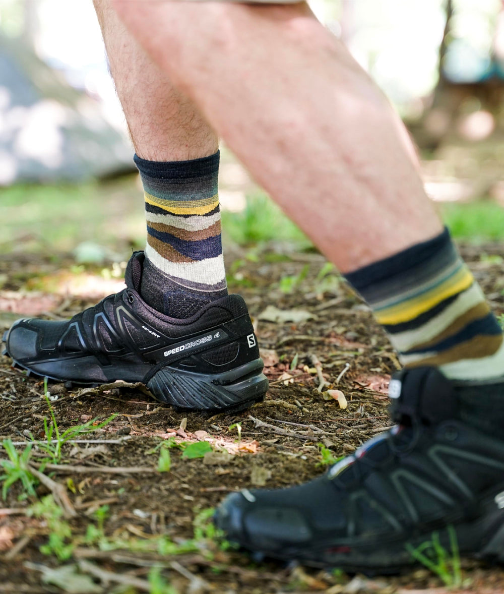 Appalachian Trail collection Max Patch sock supports long trail days