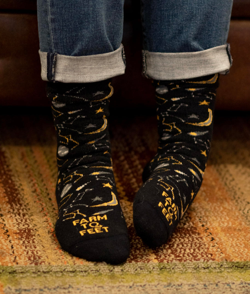 Farm to Feet Arco Full Cushion Merino Wool Socks durable stitching for longer wear.