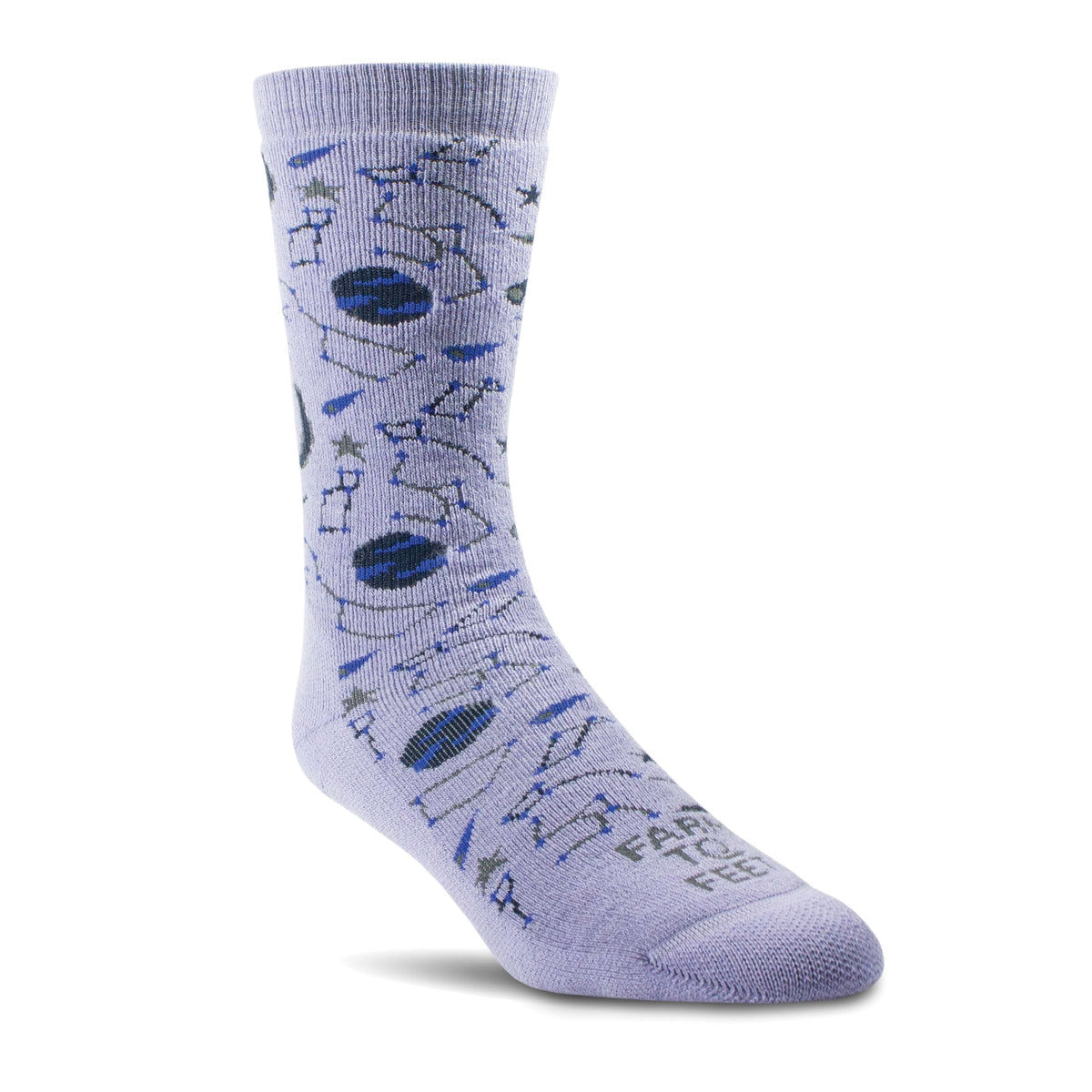 Farm to Feet Arco Full Cushion Merino Wool Socks in Thistle Down offer all-season comfort.