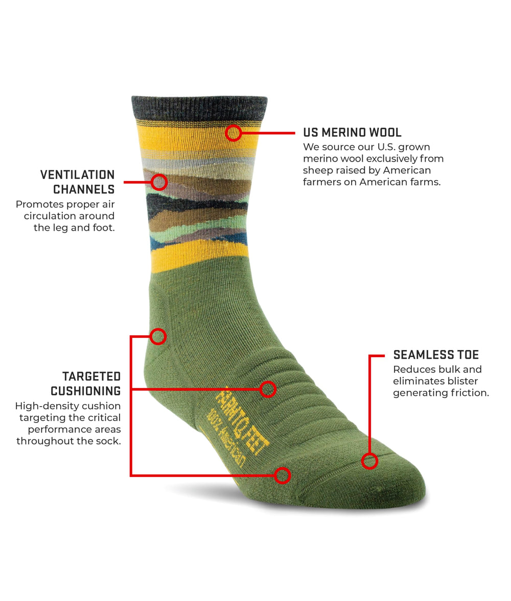Close-up on cushion zone highlights impact-absorbing comfort for rugged trails