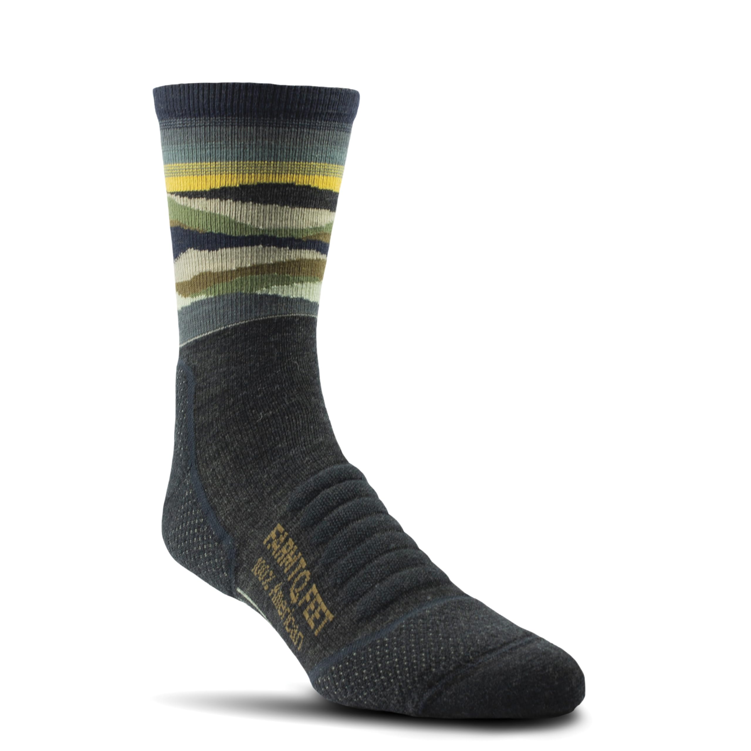 Farm to Feet Max Patch Merino close-up reveals soft itch-free fibers with natural odor resistance