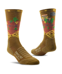 Farm to Feet Silver City sock showcases lightweight 3/4 hike crew for comfort on the move