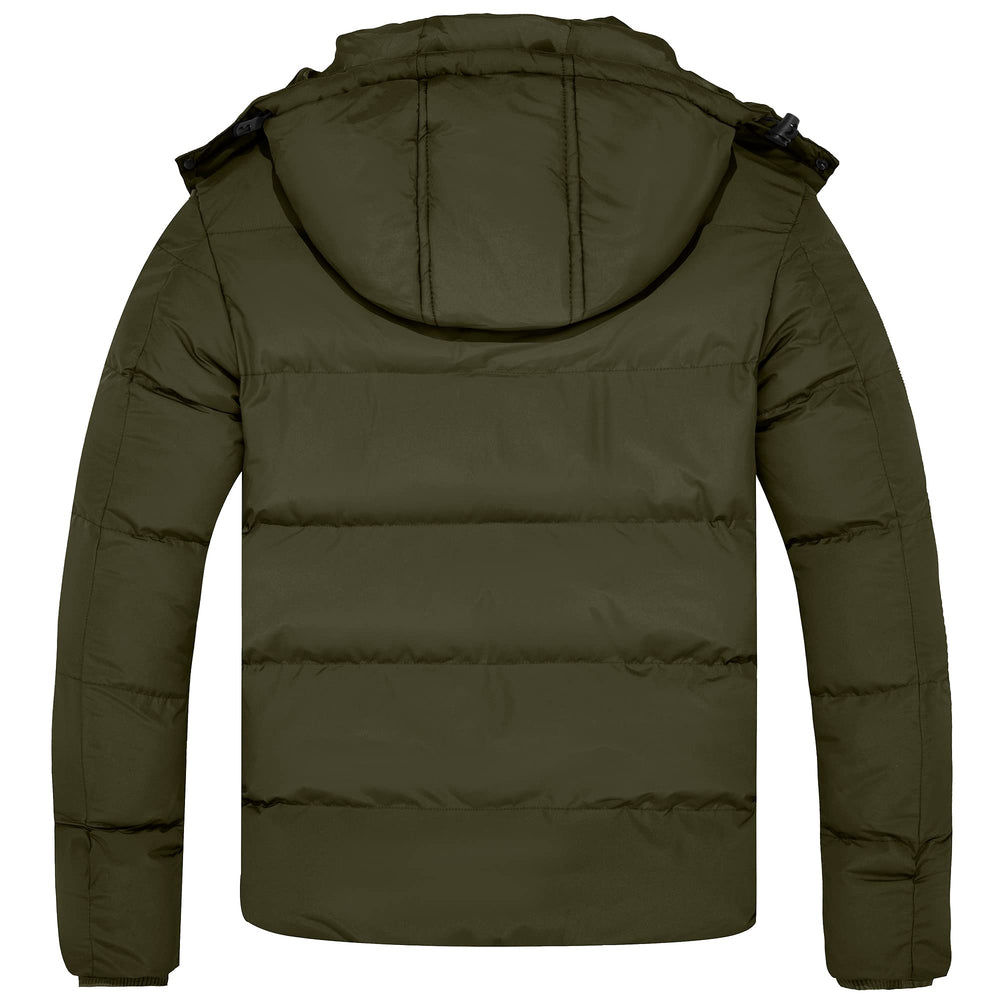 FARVALUE warm puffer coat interior insulation for chilly commutes.