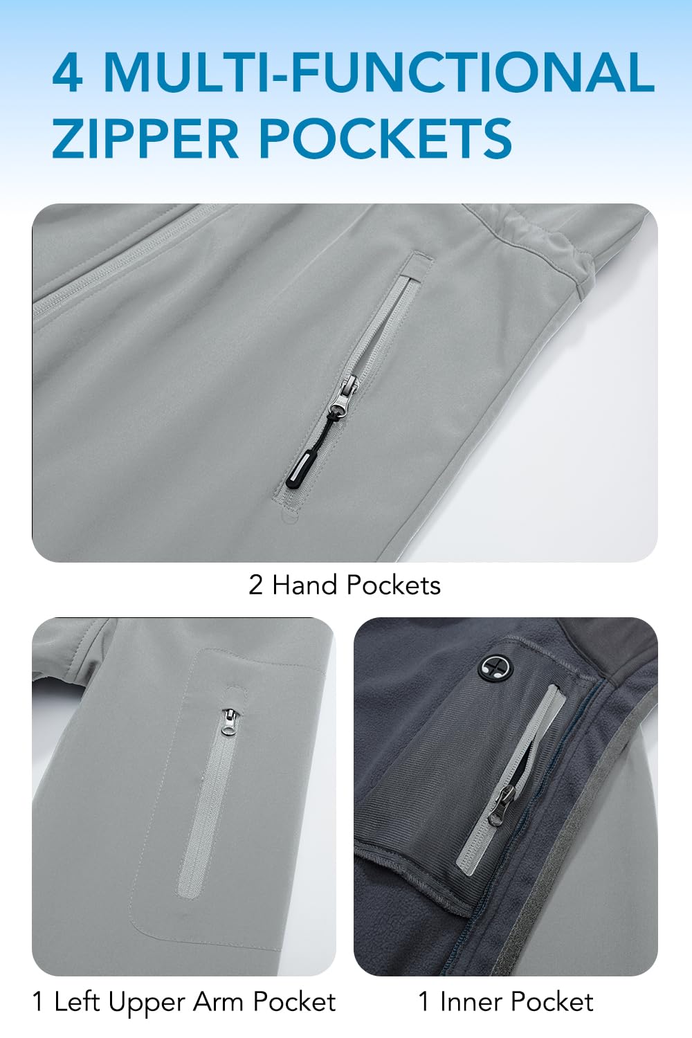 FARVALUE mid-thigh length jacket provides extra wind protection