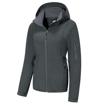 Farvalue women's softshell jacket front view showing waterproof protection for hiking.