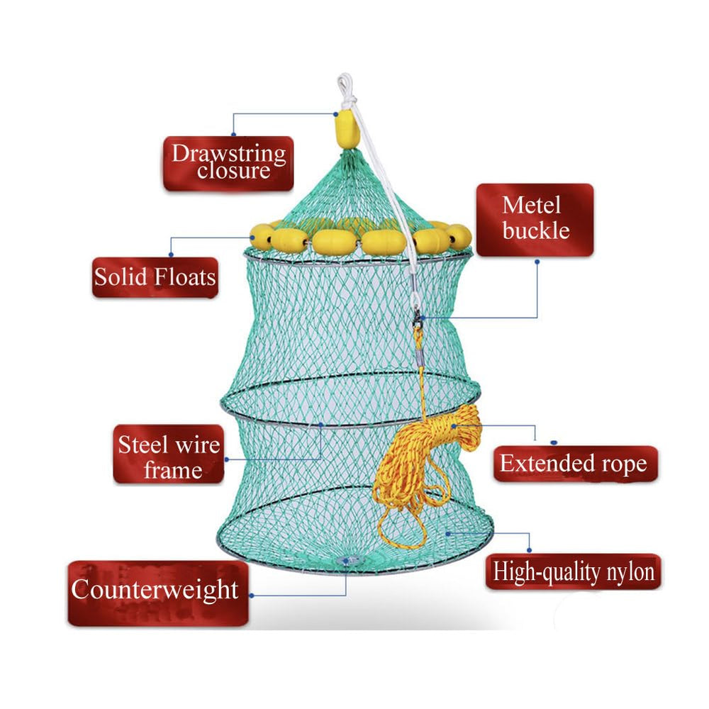 Basket partially folded for flat storage demonstrating collapsible feature