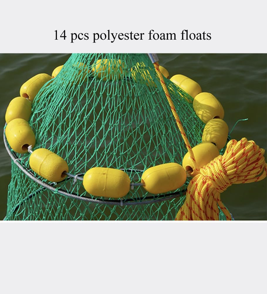 Wide top opening for quick fish deposits