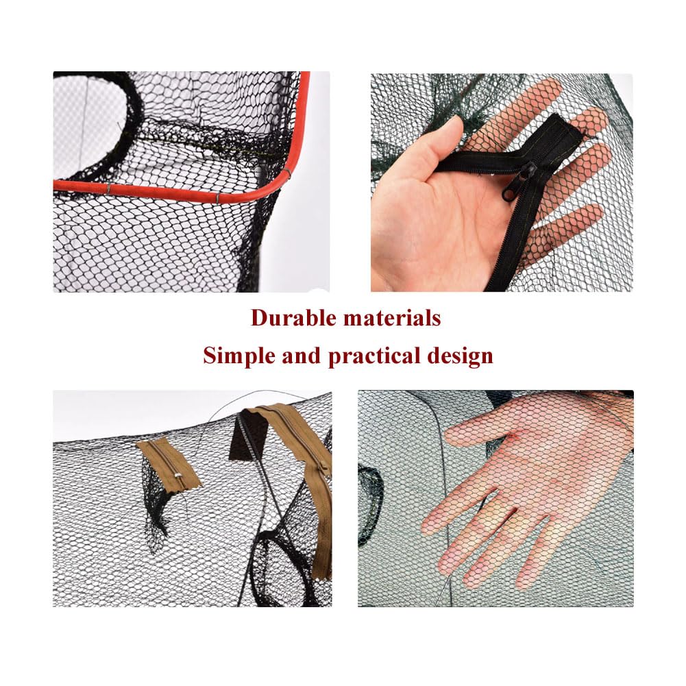 Collapsible bait traps packed for portable storage