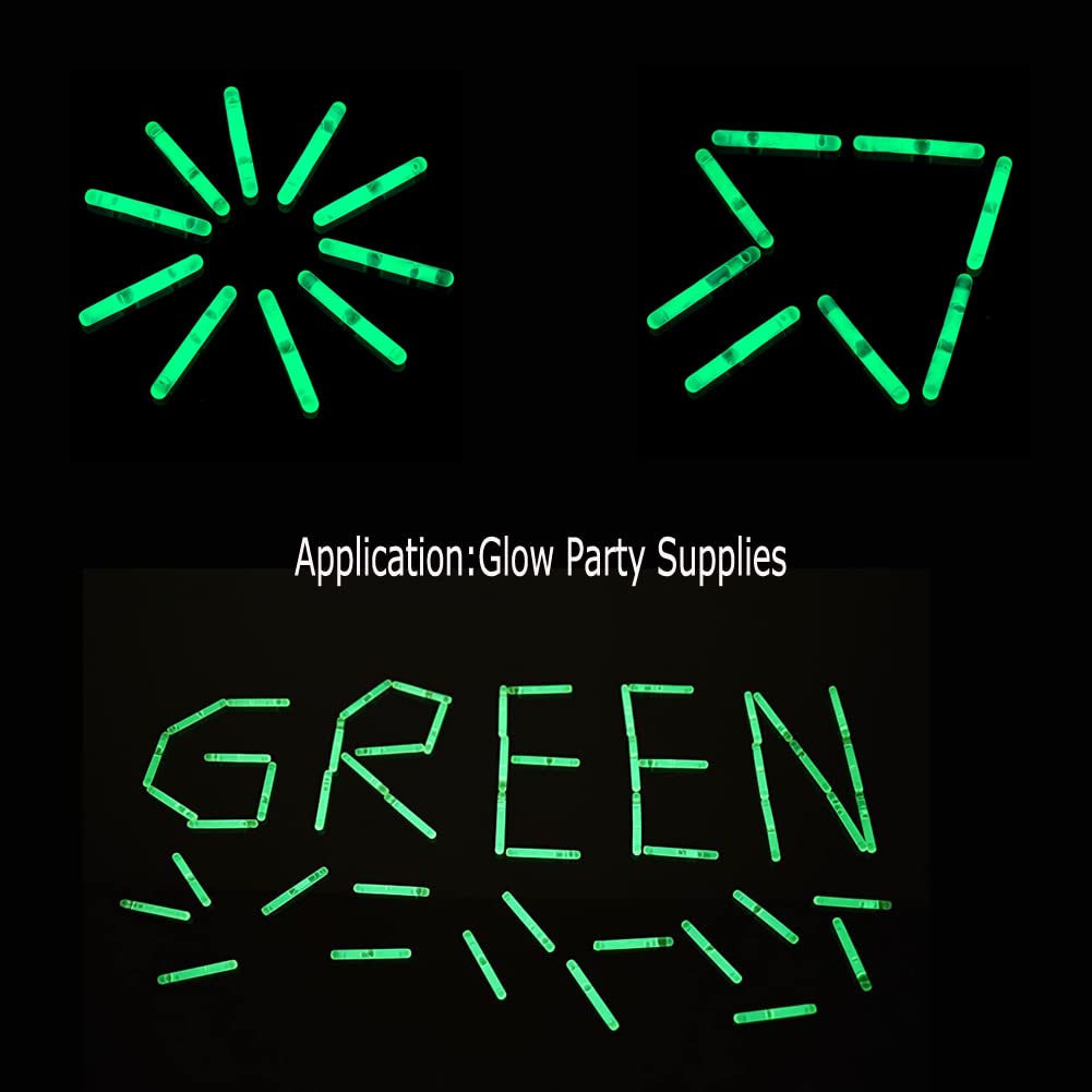 20 rubber hoses included with the glow sticks