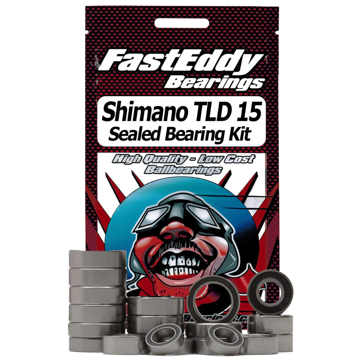 FastEddy Bearings demonstration of Shimano TLD15 compatibility on a reel.