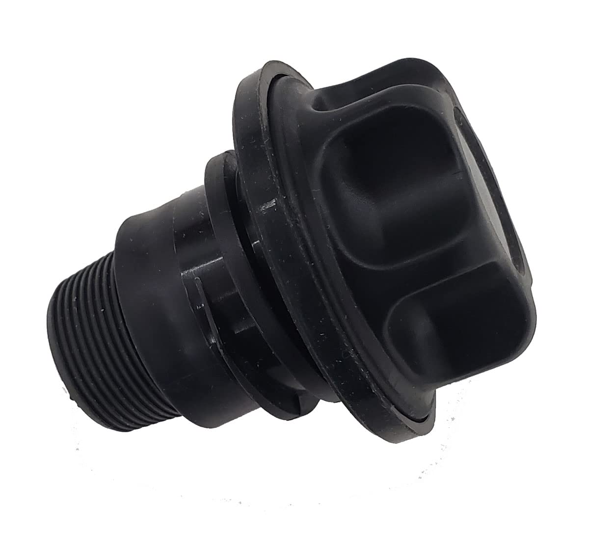 Fatboy drain plug installed in a rotomolded Amazon commercial cooler