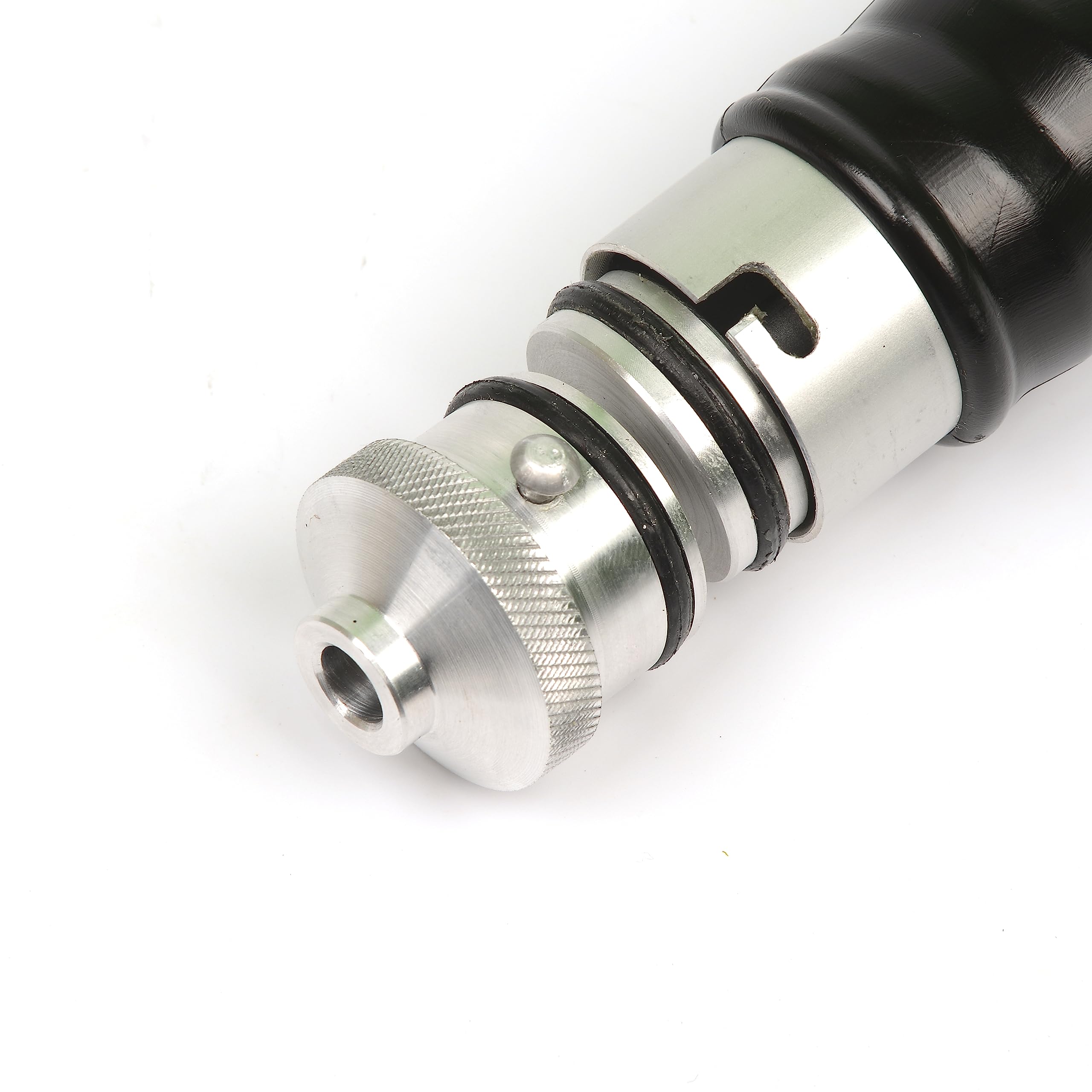 Fat Fish plastisol injector 5/8 inch port enables consistent pressurized flow.