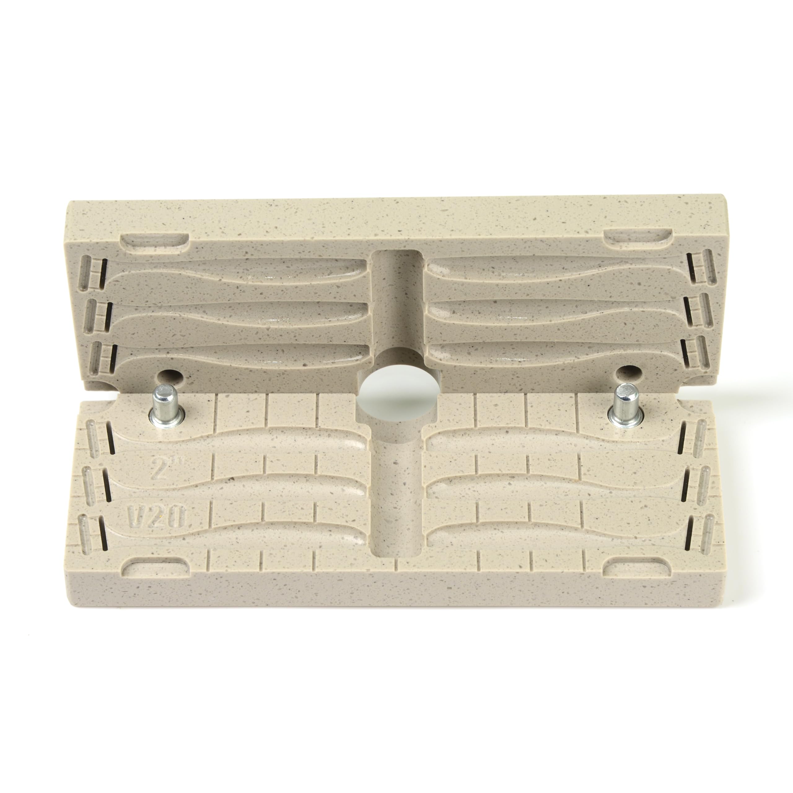 FatFish V20-6C bait mold delivering aluminum-level detail for lifelike lures.
