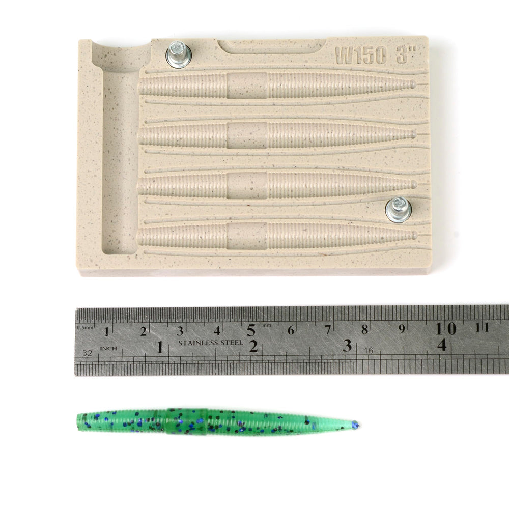FatFish W150-4C versatile kit-ready mold for ice saltwater freshwater bass lures