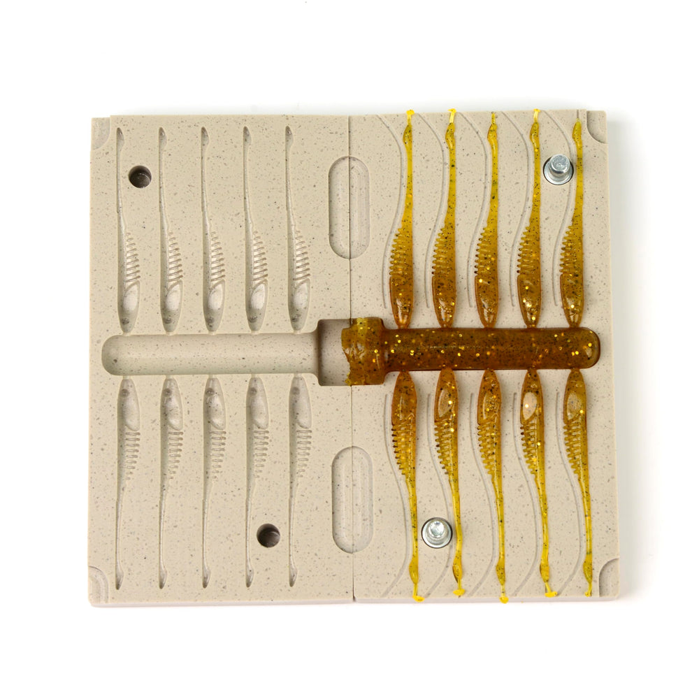 FatFish F01-10C bait mold – side view