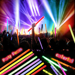 FathiSooc glow sticks show 14-inch length for easy visibility