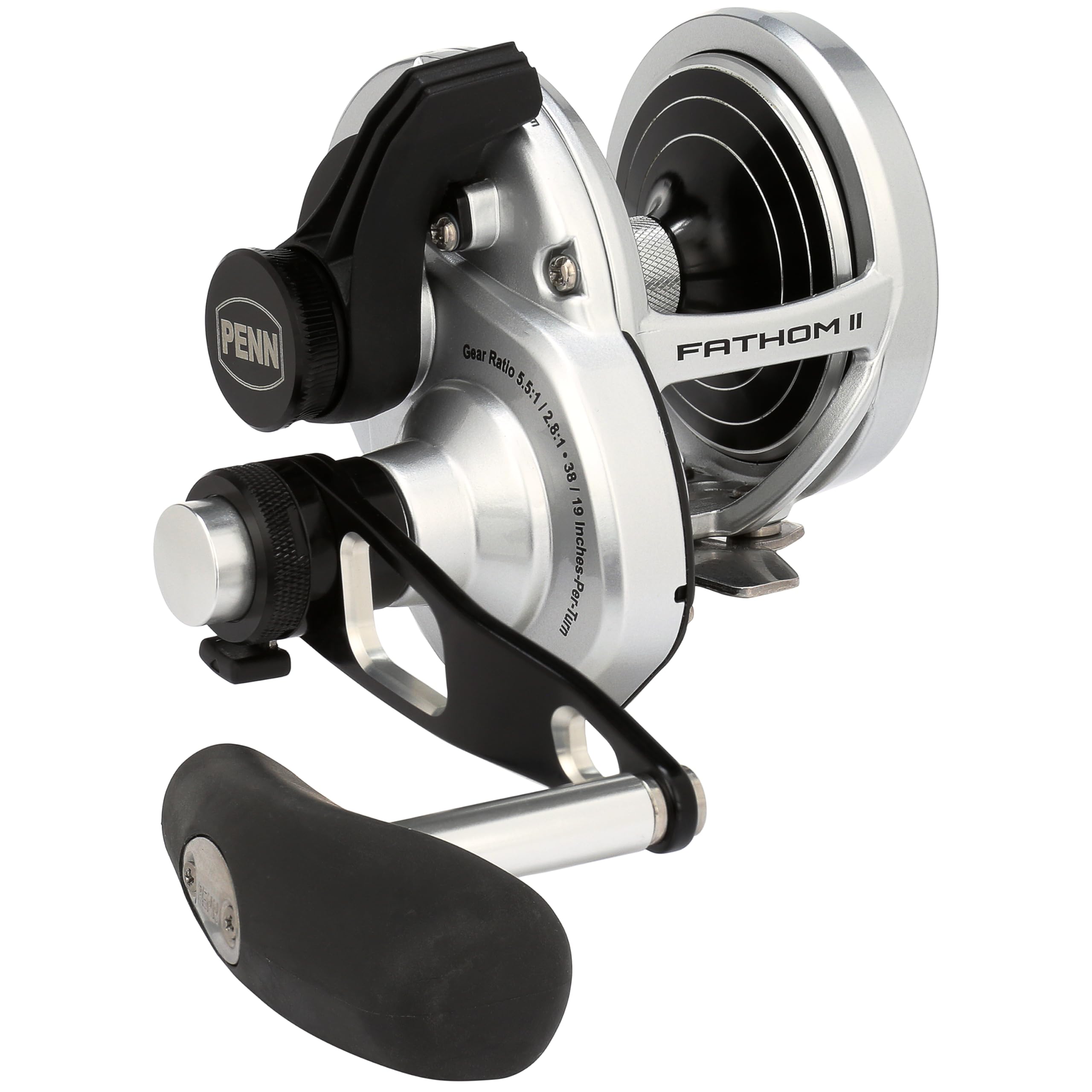 Fathom II Lever Drag 2 Speed 25NLD2 CV Reel BX - front view