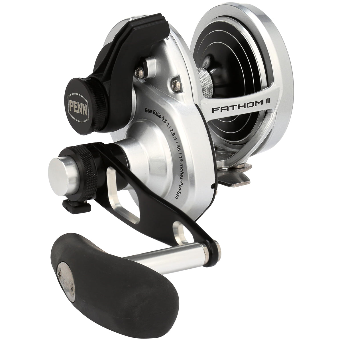 Fathom II Lever Drag 2 Speed 25NLD2 CV Reel BX - front view