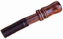 Faulk's Walnut Grunt Deer Call with Tube delivers deep tone for deer calling.
