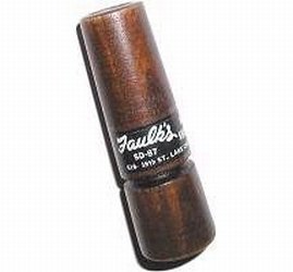 Faulk's Squirrel Distress Call SD-87 brown with hardwood barrel attracts squirrels during hunts