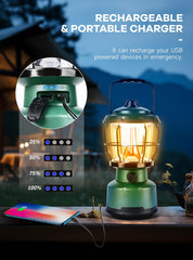 Favorbrite vintage design camping lantern adds nostalgic style