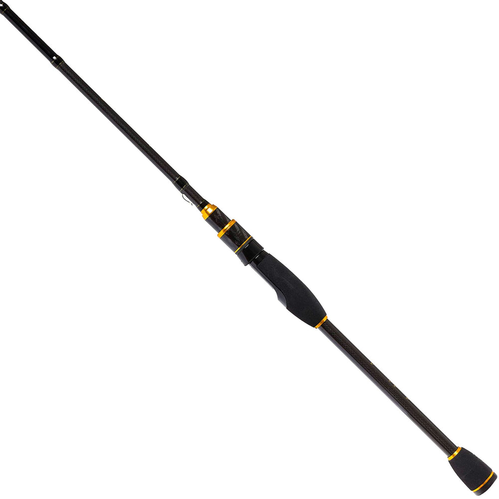 Favorite Jack Hammer spinning rod grip-detail emphasizes comfortable cork and grip