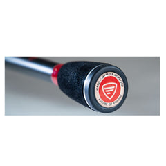 Favorite Lit Casting Combo carbon composite body keeps weight down for comfort.
