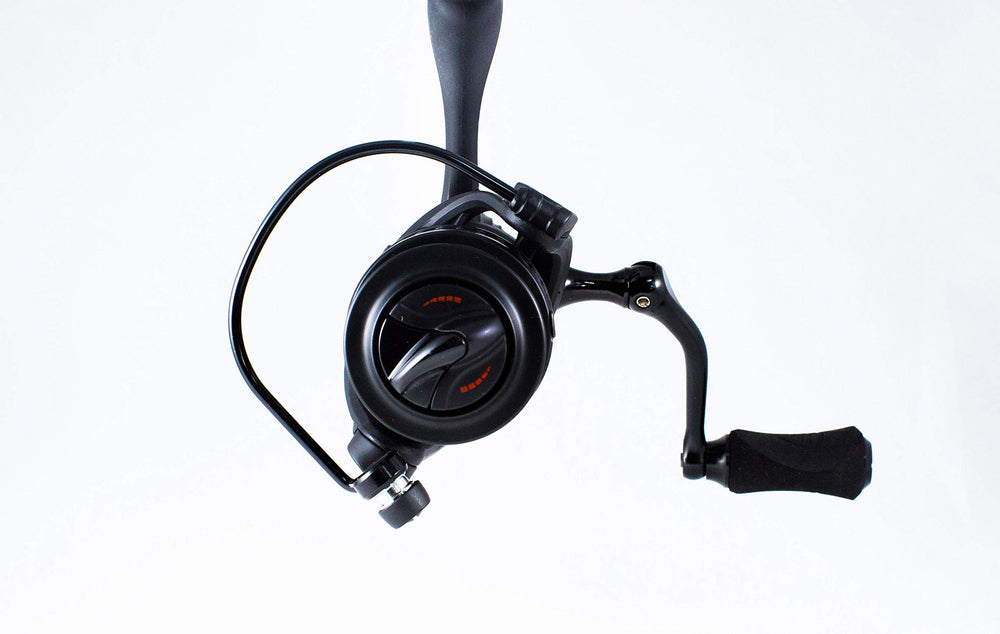 Favorite Sick Stick Spinning Reel side profile showcases compact design and comfortable handle.